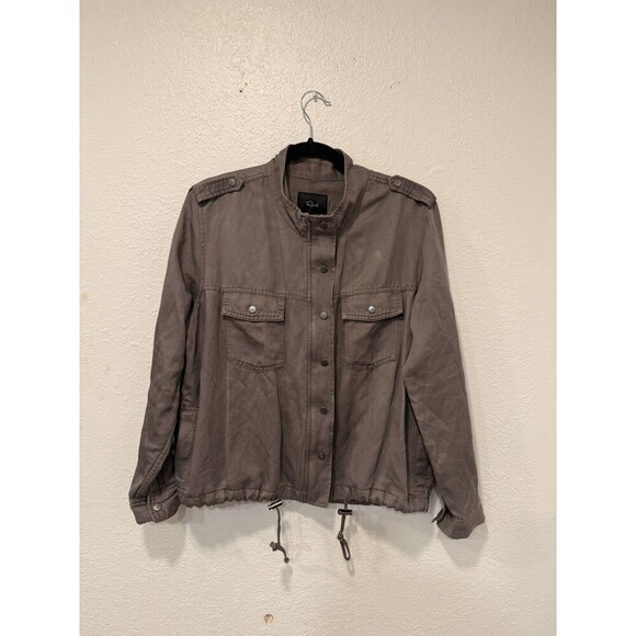 Rails Women's Rails Gray Tensel Linen Jackets Large - Picture 1 of 8